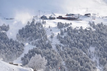 Las últimas nevadas permiten abrir más de 100 km en Baqueira Beret