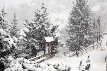 Una fuerte nevada en Baqueira Beret como preludio del World Snow Day