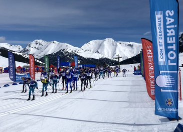 The classic Distance races in the cross-country skiing OPA Continental Cup Finals at Baqueira Beret have been won by Sara Pellegrini from Italy and Ueli Schnider from Switzerland