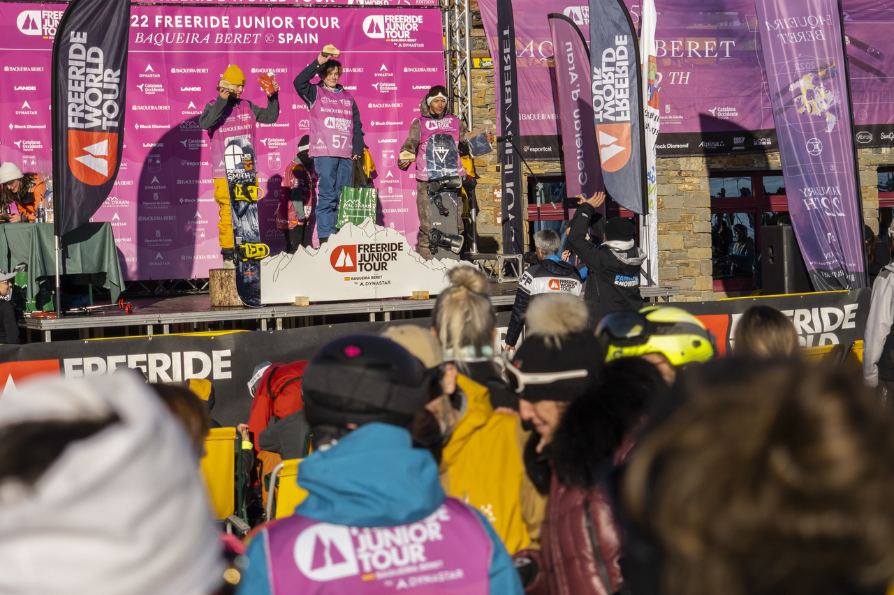 El Freeride Junior Tour by Dynastar en Baqueira Beret muestra los riders del futuro de este deporte